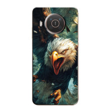 Чехол с картинкой «Хищники» для Nokia X10 – Орёл