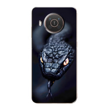 Чехол с картинкой «Хищники» для Nokia X10 – Змея