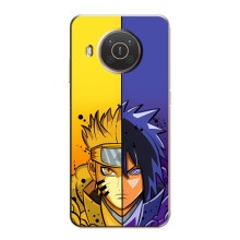 Купить Чехлы на телефон с принтом Anime для Нокиа X10 – Naruto Vs Sasuke