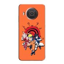 Naruto Anime Чехлы для Нокиа Х10 (AlphaPrint)