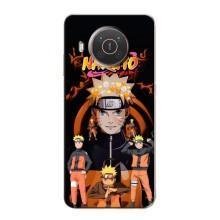 Naruto Anime Чехлы для Нокиа Х10 (AlphaPrint)