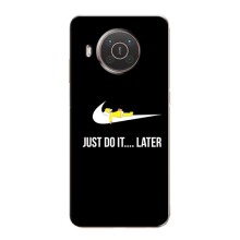 Силиконовый Чехол на Nokia X10 с картинкой Nike (Later)