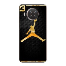 Силиконовый Чехол Nike Air Jordan на Нокиа X10 – Джордан 23