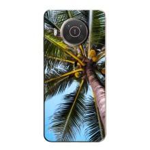 Силиконовый чехол с КАРТИНКАМИ лето для Nokia X10 (AlphaPrint) – Пальма