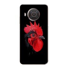 Силиконовый чехол с птичкой на Nokia X10 – Петушок