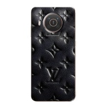 Текстурний Чохол Louis Vuitton для Нокіа X10 (Чорний ЛВ)