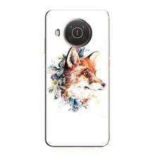Чехлы с картинкой Лисички для Nokia X20 (VPrint)