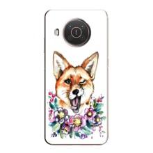Чехлы с картинкой Лисички для Nokia X20 (VPrint)