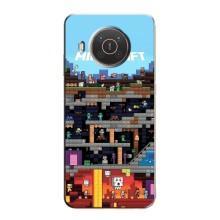 Чохол Майнкрафт на Nokia X20 (AlphaPrint) Minecraft