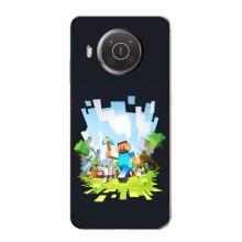 Чохол Майнкрафт на Nokia X20 (AlphaPrint) Minecraft