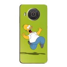 Чехол с Симпсонами для Nokia X20 (VPrint)