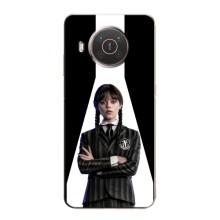 Чехлы Венсдей на Nokia X20 Уэнсдей (AlphaPrint) (W-Wednesday)