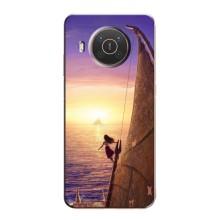 Чехол с мультфильмом Моана Nokia X20 – Моана в море