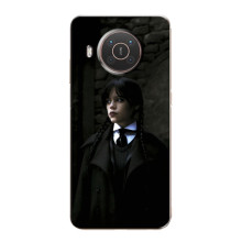 Чехол с дизайном Венздей 2 на Nokia X20 – Уэнсдей в костюме