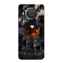 Чехол как приручить дракона на Nokia X20 – Дракон коллаж