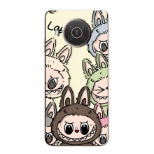 Чехол с Лабубу на Nokia X20 – Коллаж Лабубу