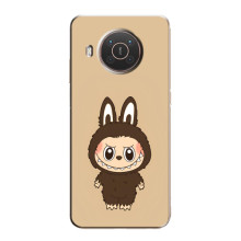 Чехол с Лабубу на Nokia X20 – Коричневый Лабубу