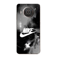Чехол с логотипом Найк на Nokia X20 (Найк дымчатый)