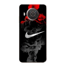 Чехол с логотипом Найк на Nokia X20 (Найк на черном)