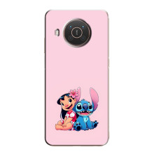 Чехол с принтом Стич на Nokia X20 (Лило и Стич)