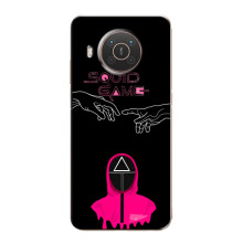 Чехол Гра в кальмара для Nokia X20 – Охранник