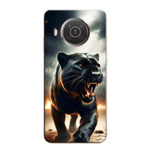 Чехол с картинкой «Хищники» для Nokia X20 – Пантера