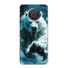 Чехол с картинкой «Хищники» для Nokia X20 – Медведь