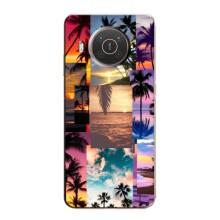 Силиконовый чехол с КАРТИНКАМИ лето для Nokia X20 (AlphaPrint) – Летний отпуск