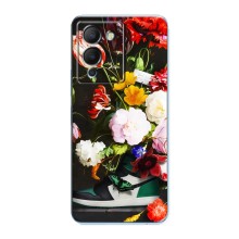 Брендновые Чехлы для Infinix Note 12 (G96) - (PREMIUMPrint) (Nike цветы)