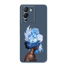 Чехлы (ART) Цветы на Infinix Note 12 (G96) (VPrint) (Цветы на голове)