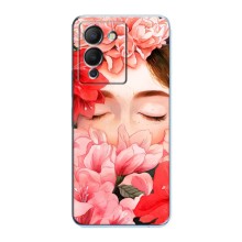 Чехлы (ART) Цветы на Infinix Note 12 (G96) (VPrint) (Глаза в цветах)