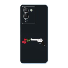 Чехлы (ART) Цветы на Infinix Note 12 (G96) (VPrint) (Неожиданные цветы)