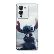 Чехол с рисунком Стич для Infinix Note 12 (G96) – Стич с цветочком