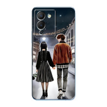 Чехол с дизайном Венздей 2 на Infinix Note 12 (G96) (Уэнсдей и Тайлер)