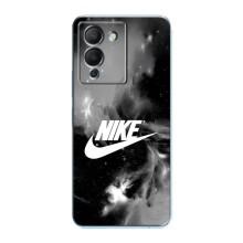 Чехол с логотипом Найк на Infinix Note 12 (G96) (Найк дымчатый)