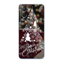Рождественские Чехлы для Infinix Note 12 (G96) (VPrint) (Елочка узорная)