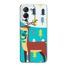 Силіконовий бампер з картинкою звірів для Infinix Note 12 (G96) (Олень із шарфом)