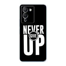 Силиконовый Чехол на Infinix Note 12 (G96) с картинкой Nike – Never Give UP