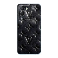 Текстурный Чехол Louis Vuitton для Инфиникс Ноут 12 (G96) (Черный ЛВ)