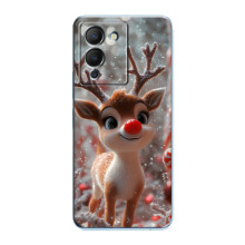 Яскравий чохол для Infinix Note 12 (G96) з Зимові Оленята
