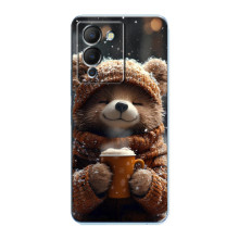 Друкований чохол 'Звірята з кавою' для Infinix Note 12 (G96) – Мішка з кавою