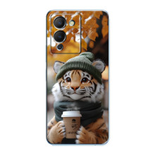 Друкований чохол 'Звірята з кавою' для Infinix Note 12 (G96) – Тигр з кавою