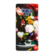 Брендновые Чехлы для Samsung Galaxy Note 9 - (PREMIUMPrint) – Nike цветы