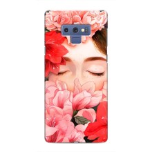 Чехлы (ART) Цветы на Samsung Galaxy Note 9 (VPrint) (Глаза в цветах)