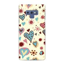Чехлы для любимой на Самсунг Галакси Ноут 9 (VPrint) (Сердечки)