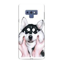 Чехлы с собаками для Samsung Galaxy Note 9 (VPrint) (Довольный Хаски)