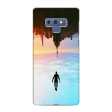 Чехол с человеком пауком для Samsung Galaxy Note 9 - (AlphaPrint) (Паук человек)