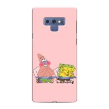 Чохол Губка Боб для Самсунг Нот 9 – За партою