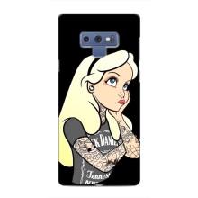 Чехол с печатью для Samsung Galaxy Note 9 - (Мода) (AlphaPrint) (Девочка в тату)