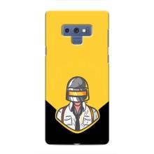 Чехол PUBG для Самсунг Галакси Ноут 9 (AlphaPrint) (Пабг в шлеме)